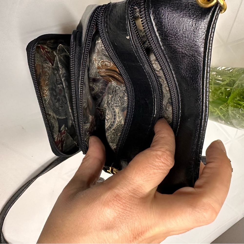 Bellerose Black Multi Compartment Adjustable Cros… - image 5